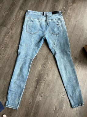 KOLLAR Slim Fit Men's Light Blue Skinny Jeans